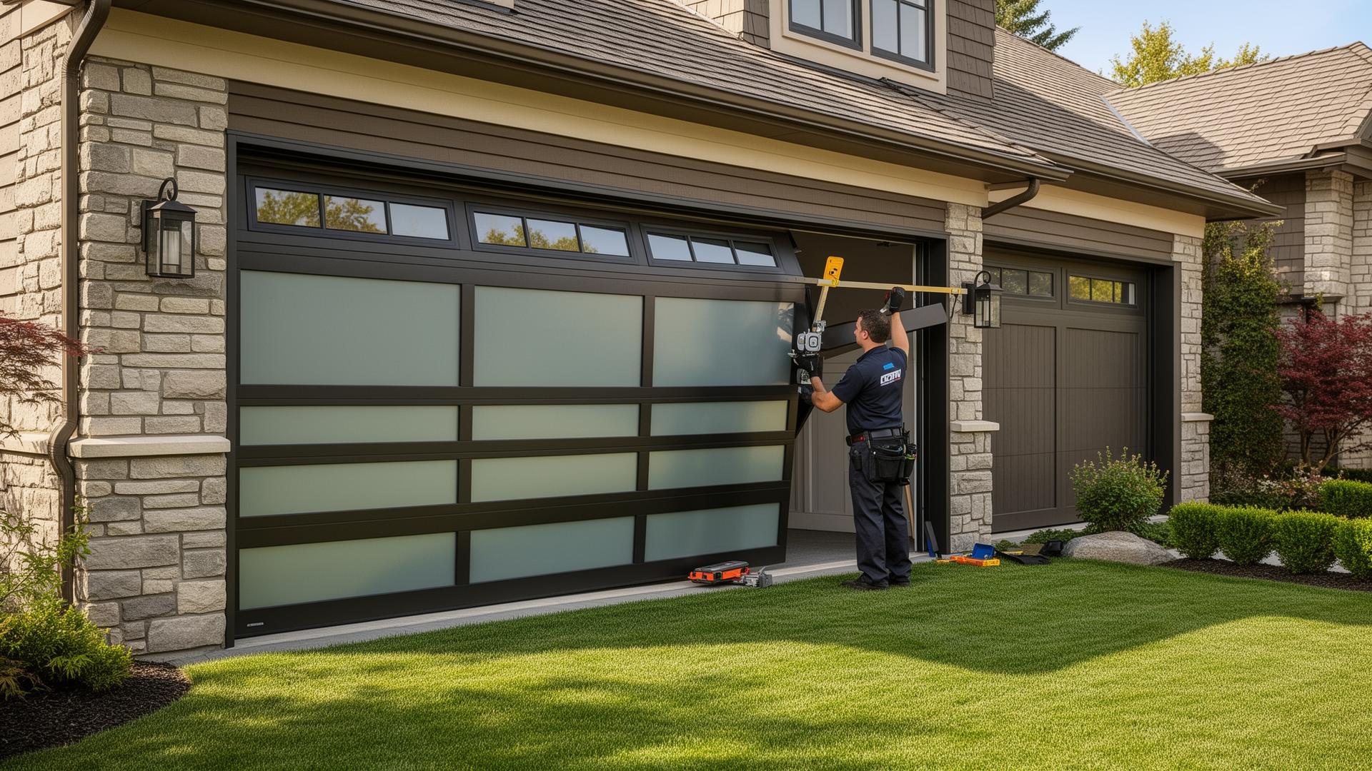 Professional garage door installation